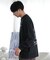 RVCA(ルーカ)長袖Tシャツ/ロンT/バックプリント チェッカー柄 ルーズシルエット/BE042-060/BE042060/ユニセックス/メンズ/ムラサキスポーツ