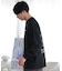 RVCA(ルーカ)長袖Tシャツ/ロンT/バックプリント チェッカー柄 ルーズシルエット/BE042-060/BE042060/ユニセックス/メンズ/ムラサキスポーツ