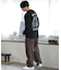 RVCA(ルーカ)長袖Tシャツ/ロンT/バックプリント チェッカー柄 ルーズシルエット/BE042-060/BE042060/ユニセックス/メンズ/ムラサキスポーツ
