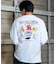 【ムラサキスポーツ限定】TOY MACHINE(トイマシーン)ロンT/長袖Tシャツ/ビックシルエット/バックプリント/MTMFELT4/ユニセックス/メンズ/ムラサキスポーツ