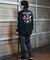 【ムラサキスポーツ限定】TOY MACHINE(トイマシーン)ロンT/長袖Tシャツ/ビックシルエット/バックプリント/MTMFELT4/ユニセックス/メンズ/ムラサキスポーツ