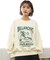 BILLABONG(ビラボン)長袖トレーナー/スウェット/バックプリント/ビッグシルエット/BE014-007/BE014007/レディース/ムラサキスポーツ