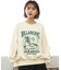 BILLABONG(ビラボン)長袖トレーナー/スウェット/バックプリント/ビッグシルエット/BE014-007/BE014007/レディース/ムラサキスポーツ