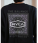 【ムラサキスポーツ限定】RVCA(ルーカ)長袖Tシャツ/ロンT/バックプリント ペイズリー柄 ルーズシルエット/BE042-P07/BE042P07/ユニセックス/メンズ/ムラサキスポーツ