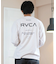 【ムラサキスポーツ限定】RVCA(ルーカ)長袖Tシャツ/ロンT/バックプリント ルーズシルエット/BE042-P08/BE042P08/ユニセックス/メンズ/ムラサキスポーツ