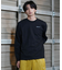 【ムラサキスポーツ限定】RVCA(ルーカ)長袖Tシャツ/ロンT/バックプリント ルーズシルエット/BE042-P08/BE042P08/ユニセックス/メンズ/ムラサキスポーツ