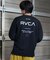 【ムラサキスポーツ限定】RVCA(ルーカ)長袖Tシャツ/ロンT/バックプリント ルーズシルエット/BE042-P08/BE042P08/ユニセックス/メンズ/ムラサキスポーツ