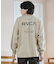 【ムラサキスポーツ限定】RVCA(ルーカ)長袖Tシャツ/ロンT/バックプリント ルーズシルエット/BE042-P08/BE042P08/ユニセックス/メンズ/ムラサキスポーツ