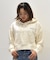 RVCA(ルーカ)長袖パーカー/クロップド丈/バックプリント/セットアップ対応/BE044-015/BE044015/レディース/ムラサキスポーツ