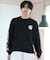 【ムラサキスポーツ限定】LURKING CLASS(ラーキングクラス)長袖Tシャツ/ロンT/バックプリント/ST24FTM03/ユニセックス/メンズ/ムラサキスポーツ