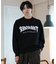 【ムラサキスポーツ限定】THRASHER(スラッシャー) JQDロゴセーター/ビックシルエット/243TH1KN002/ユニセックス/メンズ/ムラサキスポーツ