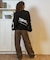 【ムラサキスポーツ限定】THRASHER(スラッシャー)ビッグシルエット/セーター/243TH2KN001/レディース/ムラサキスポーツ
