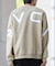 RVCA(ルーカ) 裏起毛/プルオーバー/パーカー/ビッグロゴ/バックプリント/ルーズシルエット/BE042-005/BE042005/ユニセックス/メンズ/ムラサキスポーツ