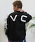 RVCA(ルーカ) 裏起毛/プルオーバー/パーカー/ビッグロゴ/バックプリント/ルーズシルエット/BE042-005/BE042005/ユニセックス/メンズ/ムラサキスポーツ
