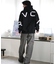 RVCA(ルーカ)ジップアップ /パーカー/ビッグロゴ/バックプリント/ルーズシルエット/BE042-044/BE042044/メンズ/ムラサキスポーツ