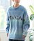 RVCA(ルーカ)ニット/セーター/クルーネック/グラデーション/ルーズシルエット/BE042-651/BE042651/ユニセックス/メンズ/ムラサキスポーツ