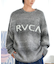 RVCA(ルーカ)ニット/セーター/クルーネック/グラデーション/ルーズシルエット/BE042-651/BE042651/ユニセックス/メンズ/ムラサキスポーツ