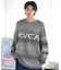 RVCA(ルーカ)ニット/セーター/クルーネック/グラデーション/ルーズシルエット/BE042-651/BE042651/ユニセックス/メンズ/ムラサキスポーツ