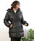 HUNTER(ハンター)中綿/背負える/ジャケット/コート/アウター/ショート丈/INTREPID MID-LENGTH PUFFER COAT/WRO1512RTN/レディース/ムラサキスポーツ