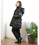 HUNTER(ハンター)中綿/背負える/ジャケット/コート/アウター/ショート丈/INTREPID MID-LENGTH PUFFER COAT/WRO1512RTN/レディース/ムラサキスポーツ