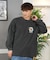 【ムラサキスポーツ限定】 lost(ロスト)ロンT/長袖Tシャツ/バックプリント/オーバーサイズ/L25S2204/ユニセックス/メンズ/ムラサキスポーツ
