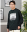 【ムラサキスポーツ限定】 lost(ロスト)ロンT/長袖Tシャツ/フロントプリント/オーバーサイズ/L25S2205/ユニセックス/メンズ/ムラサキスポーツ