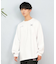 RVCA(ルーカ)長袖Tシャツ ロンT バックプリント オーバーサイズ /BF041-151 BF041151/ユニセックス/メンズ/ムラサキスポーツ