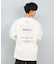 RVCA(ルーカ)長袖Tシャツ ロンT バックプリント オーバーサイズ /BF041-151 BF041151/ユニセックス/メンズ/ムラサキスポーツ