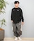 RVCA(ルーカ)長袖Tシャツ ロンT バックプリント オーバーサイズ /BF041-151 BF041151/ユニセックス/メンズ/ムラサキスポーツ
