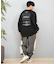 RVCA(ルーカ)長袖Tシャツ ロンT バックプリント オーバーサイズ /BF041-151 BF041151/ユニセックス/メンズ/ムラサキスポーツ