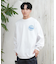 RVCA(ルーカ)長袖Tシャツ ロンT ラウンドロゴ オーバーサイズ/BF041-152 BF041152/ユニセックス/メンズ/ムラサキスポーツ