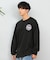 RVCA(ルーカ)長袖Tシャツ ロンT ラウンドロゴ オーバーサイズ/BF041-152 BF041152/ユニセックス/メンズ/ムラサキスポーツ