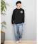 RVCA(ルーカ)長袖Tシャツ ロンT ラウンドロゴ オーバーサイズ/BF041-152 BF041152/ユニセックス/メンズ/ムラサキスポーツ