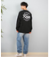 RVCA(ルーカ)長袖Tシャツ ロンT ラウンドロゴ オーバーサイズ/BF041-152 BF041152/ユニセックス/メンズ/ムラサキスポーツ