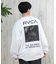 RVCA(ルーカ)長袖Tシャツ ロンT ボックスロゴ オーバーサイズ/BF041-153 BF041153/ユニセックス/メンズ/ムラサキスポーツ