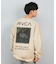 RVCA(ルーカ)長袖Tシャツ ロンT ボックスロゴ オーバーサイズ/BF041-153 BF041153/ユニセックス/メンズ/ムラサキスポーツ