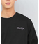 【ムラサキスポーツ限定】RVCA(ルーカ)長袖Tシャツ ロンT ボックスロゴ オーバーサイズ/BF041-158 BF041158/ユニセックス/メンズ/ムラサキスポーツ