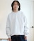 【限定】DEAR LAUREL(ディアローレル)裏起毛トレーナー クルーネック スウェット ワンポイント ブラックレター D24F1101 ユニセックス メンズ ムラサキスポーツ限定
