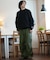 【限定】DEAR LAUREL(ディアローレル)裏起毛トレーナー クルーネック スウェット ワンポイント ブラックレター D24F1101 ユニセックス メンズ ムラサキスポーツ限定