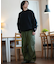 【限定】DEAR LAUREL(ディアローレル)裏起毛トレーナー クルーネック スウェット ワンポイント ブラックレター D24F1101 ユニセックス メンズ ムラサキスポーツ限定