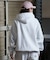 【限定】DEAR LAUREL(ディアローレル)裏起毛トレーナー クルーネック スウェット ワンポイント ブラックレター D24F1101 ユニセックス メンズ ムラサキスポーツ限定