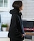 【限定】DEAR LAUREL(ディアローレル)裏起毛トレーナー クルーネック スウェット ワンポイント ブラックレター D24F1101 ユニセックス メンズ ムラサキスポーツ限定