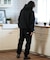 【限定】DEAR LAUREL(ディアローレル)スウェットパンツ ジョガーパンツ ロンパン 無地 シンプル ブラックレター D24F3101 ユニセックス メンズ ムラサキスポーツ限定