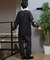 【限定】DEAR LAUREL(ディアローレル)ストレッチデニム ロングパンツ シンプル D24F3103 ユニセックス メンズ ムラサキスポーツ限定