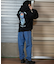 【限定】DEAR LAUREL(ディアローレル)ストレッチデニム ロングパンツ シンプル D24F3103 ユニセックス メンズ ムラサキスポーツ限定