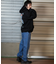 【限定】DEAR LAUREL(ディアローレル)ストレッチデニム ロングパンツ シンプル D24F3103 ユニセックス メンズ ムラサキスポーツ限定