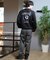 【限定】DEAR LAUREL(ディアローレル)タックワイドパンツ ロングパンツ ロンパン ワンタック 無地 シンプル D24F3104 ユニセックス メンズ ムラサキスポーツ限定