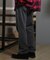 【限定】DEAR LAUREL(ディアローレル)ウェビングベルトパンツ ストレッチデニム ロングパンツ 無地 シンプル D24F3105 ユニセックス メンズ ムラサキスポーツ限定