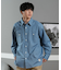 【ムラサキスポーツ限定】 DEAR LAUREL(ディアローレル)長袖シャツ/ワークシャツ/シンプル/D25S2202/ユニセックス/メンズ/ムラサキスポーツ