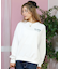 BILLABONG(ビラボン)トレーナー/スウェット/クルーネック/PATTERN LOGO SWEAT CREW/BF013-001/BF013001/レディース/ムラサキスポーツ